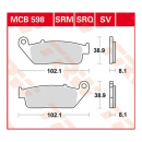 Scheibenbremsbeläge MCB598SV für Yamaha Motorrad