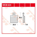 Scheibenbremsbeläge MCB623 für Honda Motorrad