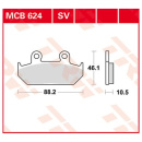 Scheibenbremsbeläge MCB624SV für Honda Motorrad
