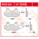 Scheibenbremsbeläge MCB663 für Yamaha Motorrad