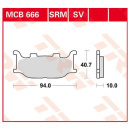 Scheibenbremsbeläge MCB666SV für Yamaha Motorrad