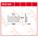 Scheibenbremsbeläge MCB686 für Honda Motorrad
