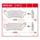 Scheibenbremsbeläge MCB692SV für Honda Motorrad