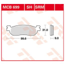 Scheibenbremsbeläge MCB699SRM für Yamaha Motorrad