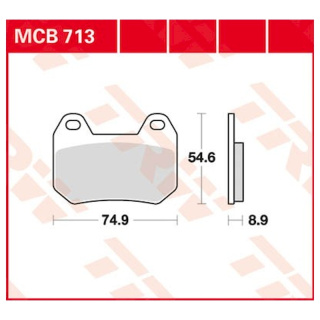 Scheibenbremsbeläge MCB713 für BMW Motorrad