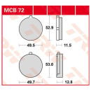 Scheibenbremsbeläge MCB72 für Suzuki Motorrad