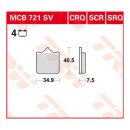 Scheibenbremsbeläge MCB721SV für Aprilia Motorrad