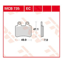 Scheibenbremsbeläge MCB735EC für Peugeot Motorrad