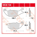 Scheibenbremsbeläge MCB738 für Honda Motorrad