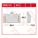 Scheibenbremsbeläge MCB741 für Suzuki Motorrad