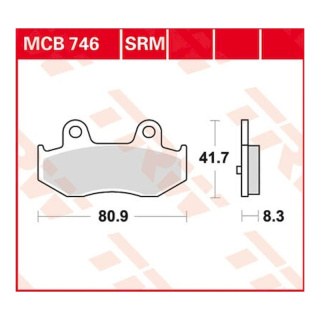 Scheibenbremsbeläge MCB746 für Suzuki Motorrad