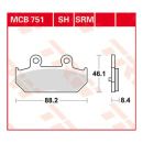 Scheibenbremsbeläge MCB751SRM für Suzuki Motorrad