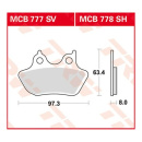 Scheibenbremsbeläge MCB778SH für Harley Motorrad