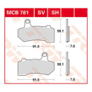 Scheibenbremsbeläge MCB781SH für Harley Motorrad