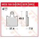 Scheibenbremsbeläge MCB789CRQ(4-Pads) für...