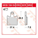 Scheibenbremsbeläge MCB789SV (4-Pads) für...
