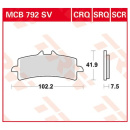 Scheibenbremsbeläge MCB792SV für Aprilia Motorrad