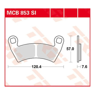 Scheibenbremsbeläge Motorrad