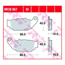Scheibenbremsbeläge MCB867 für Honda CBR 125...
