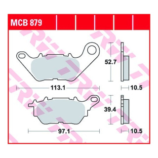 Scheibenbremsbeläge MCB879 für Yamaha Motorrad