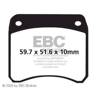 EBC Bremsbeläge FA16 Sinter HH für Triumph 750 Tiger Bonneville Trident Motorrad