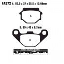 EBC Bremsbeläge FA372 R für Suzuki Motorrad