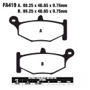 EBC Bremsbeläge FA419 HH für Suzuki GSR 600...