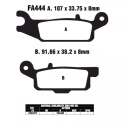 EBC Bremsbeläge FA444 R für Yamaha Motorrad