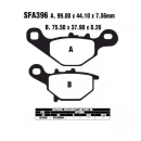 EBC Bremsbeläge SFA396 Scooter für Suzuki Motorrad