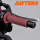 Motorradgriffe Griffgummi bordeaux offen 7/8"-22mm 120mm Lenkergriffe Oldscool