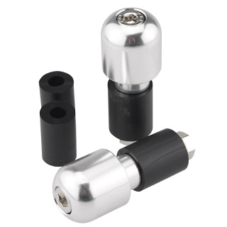 Mini- Lenkerenden alu silber für Innendurchmesser 13mm und 17mm Lenkergewichte