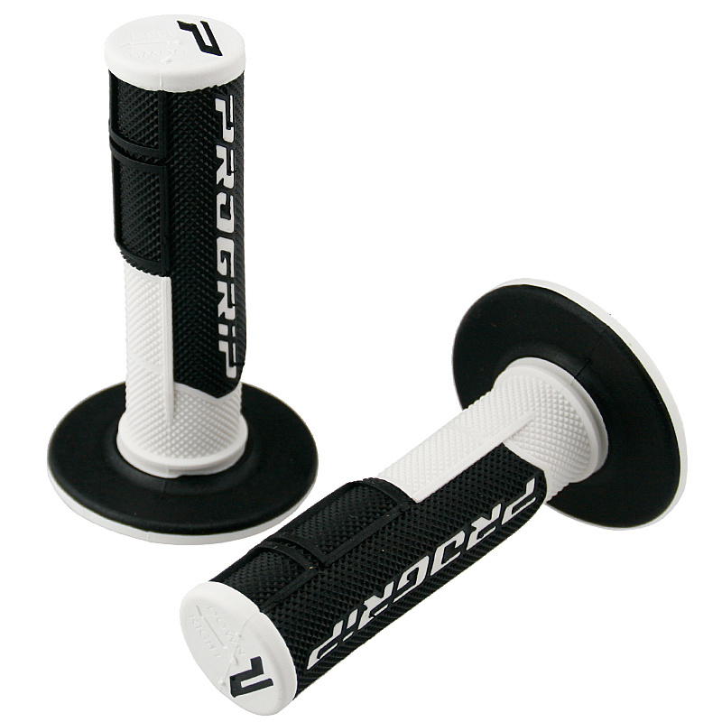 Progrip Griffgummi 788 Mod.18 Typ MX – 1 Paar, 22/25 Mm, 115 Mm, Geschlossen, Weiß/rot/blau