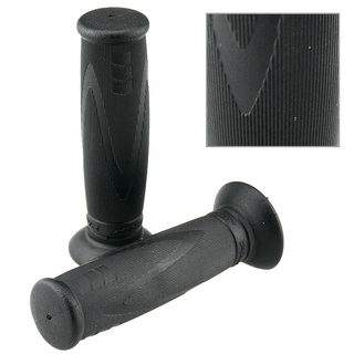 Griffgummi schwarz für 7/8" 22mm Lenker weich geschlossen 125 mm Soft Touch