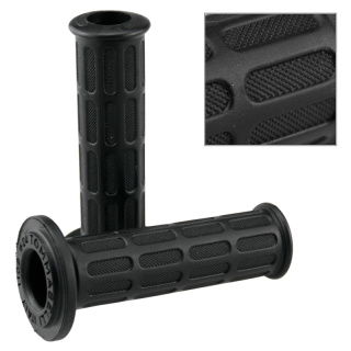Griffgummi schwarz für 7/8" 22mm Lenker 114mm offen Motorrad Scooter Griffe