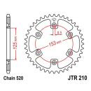 Kettenrad 46Z - 520 SW Innen Ø 125 Lochkreis 153...
