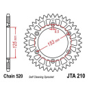 Kettenrad ALU 49Z - 520 SI Innen Ø 125 Lochkreis...