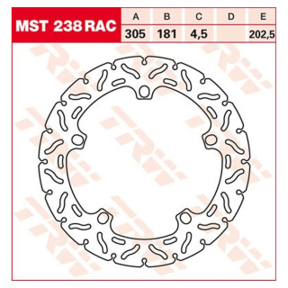 Bremsscheibe starr MST238RAC für BMW Motorrad