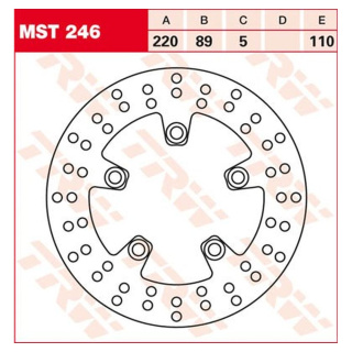 Bremsscheibe starr MST246 für Suzuki Motorrad