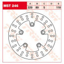 Bremsscheibe starr MST246 für Suzuki Motorrad
