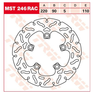 Bremsscheibe starr MST246RAC für Suzuki Motorrad
