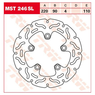 Bremsscheibe starr MST246SL für Suzuki Motorrad
