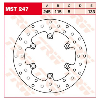 Bremsscheibe starr MST247 für Yamaha Motorrad