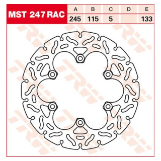 Bremsscheibe starr MST247RAC für Yamaha Motorrad