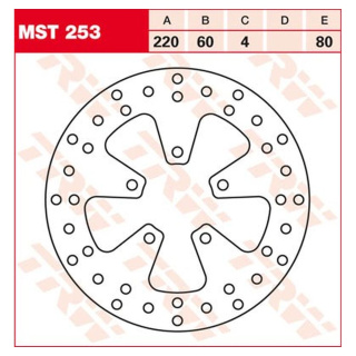 Bremsscheibe starr MST253 für Aprilia Motorrad
