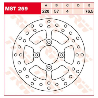 Bremsscheibe starr MST259 für Yamaha Motorrad