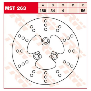 Bremsscheibe starr MST263 für Suzuki Motorrad