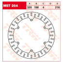 Bremsscheibe starr MST264 für Yamaha Motorrad