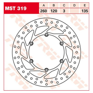 Bremsscheibe starr MST319 für Husqvarna Motorrad