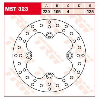 Bremsscheibe starr MST323 für Honda Motorrad
