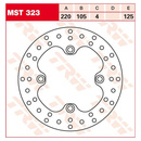 Bremsscheibe starr MST323 für Honda Motorrad